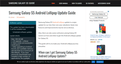 Desktop Screenshot of galaxys5guide.com
