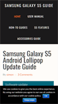Mobile Screenshot of galaxys5guide.com